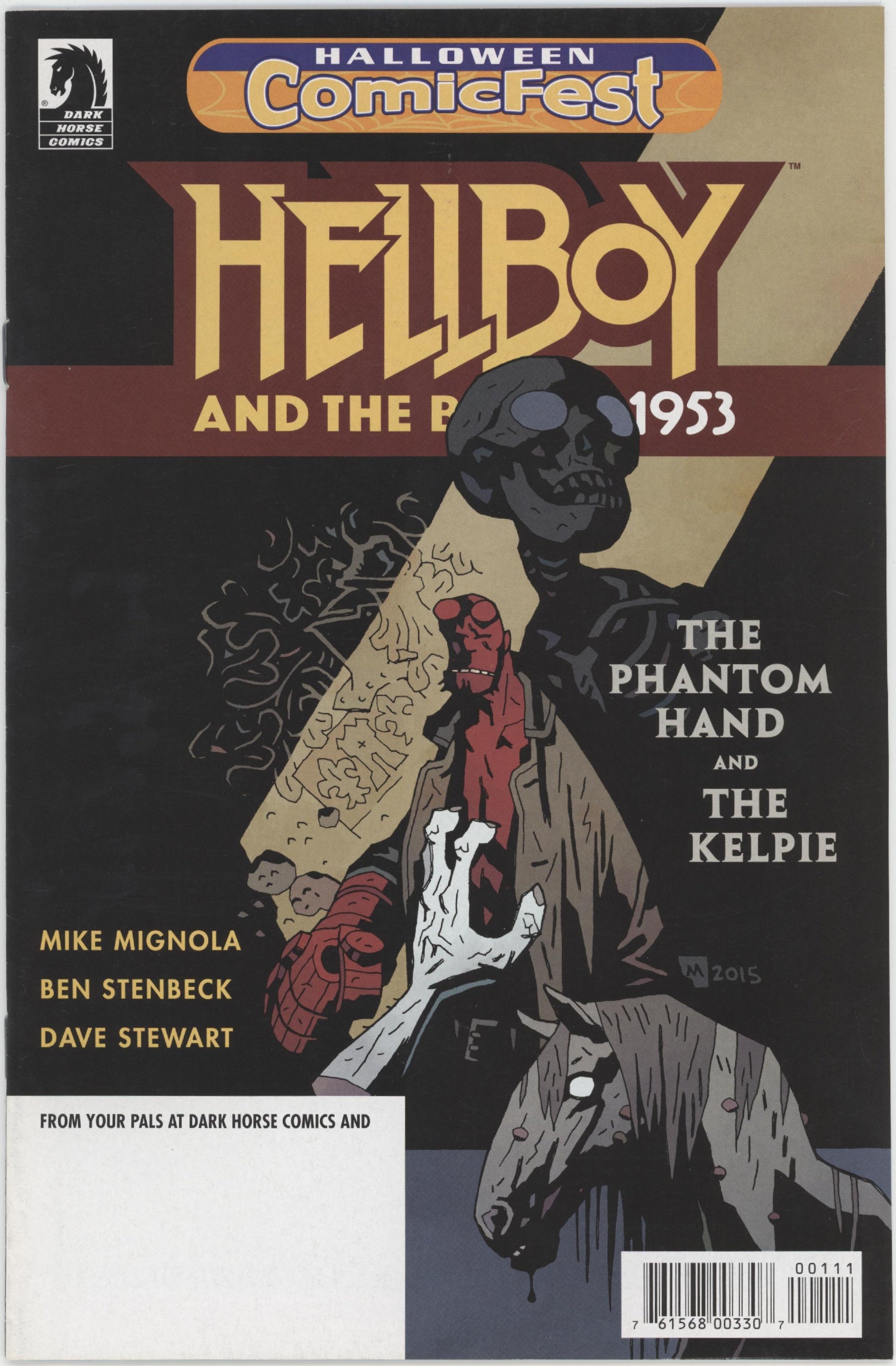 Hellboy and the B.P.R.D. 1953 Phantom Hand and Kelpie (2015 Dark Horse) #1、Collector Store LLC - Comics、kayou