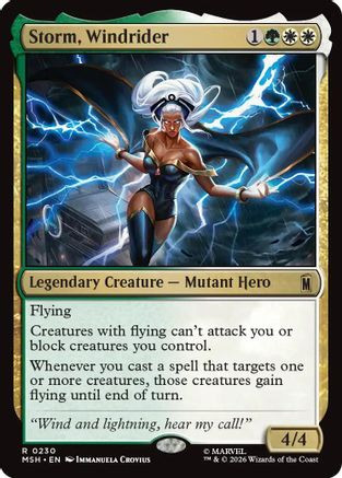 Storm, Windrider (MSH-230) - Marvel Super Heroes、Wizards of the Coast、kayou