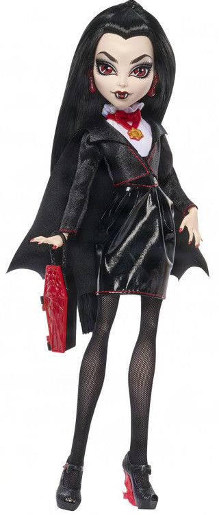 Monster High Universal Monsters Skullector Dracula 10.5-Inch Doll Black Dress & Coffin Purse、ToyWiz、kayou