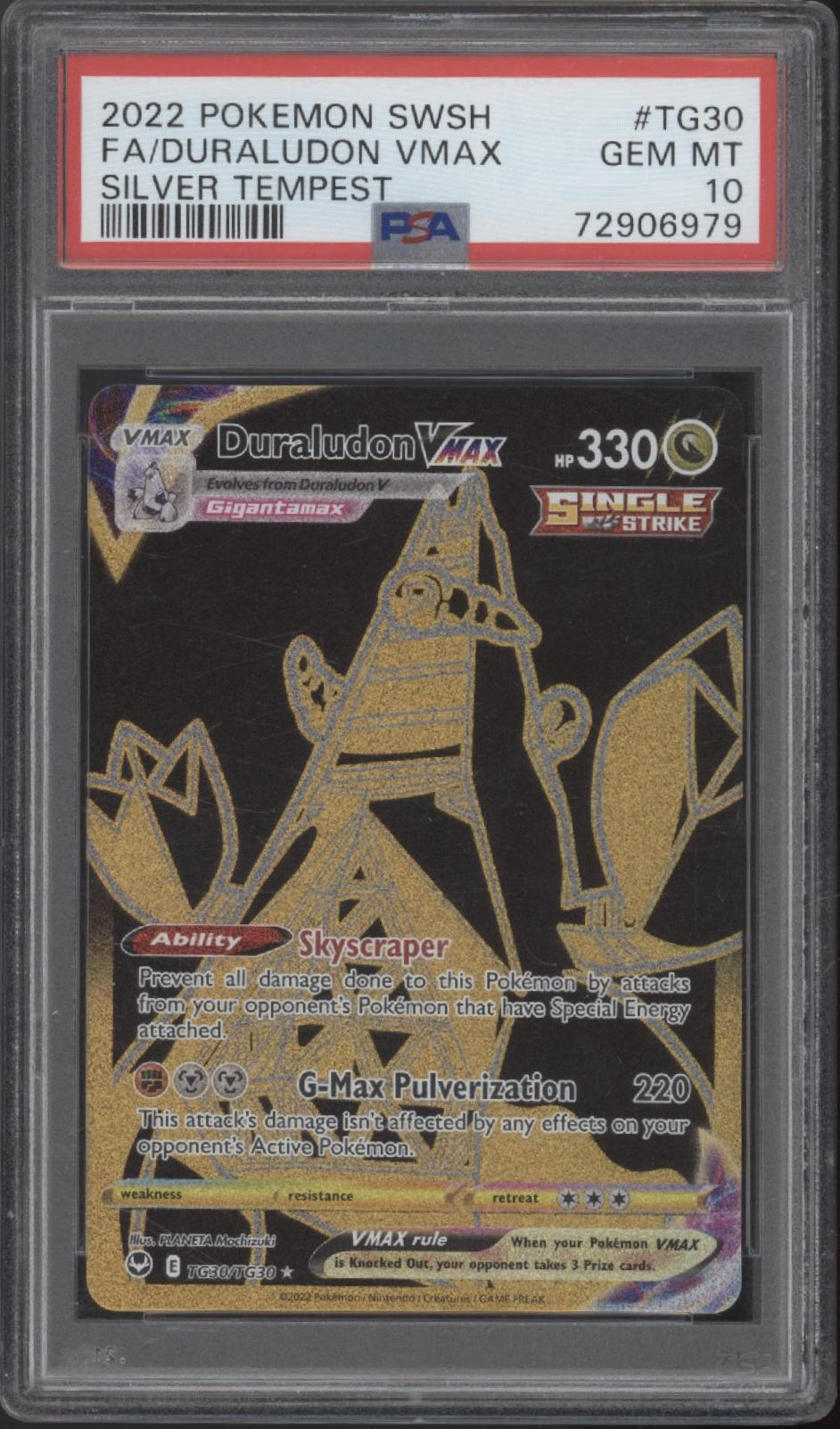Duraludon VMAX Pokemon Silver Tempest Full Art #TG30 PSA 10、Collector Store LLC Gaming、kayou