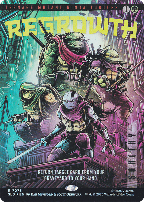 Regrowth (Foil) (Secret Lair - Teenage Mutant Ninja Turtles: The Last Ronin) | Secret Lair Drops、Magic: The Gathering、kayou