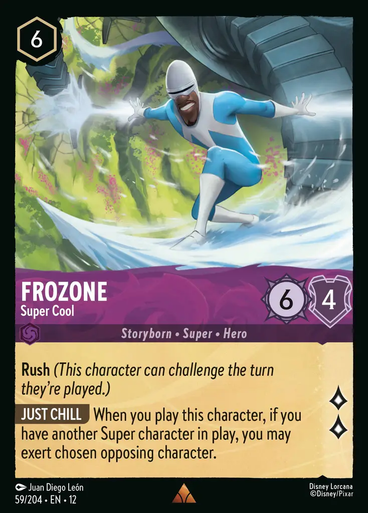 Frozone - Super Cool (Foil) | Wilds Unknown、Disney Lorcana、kayou
