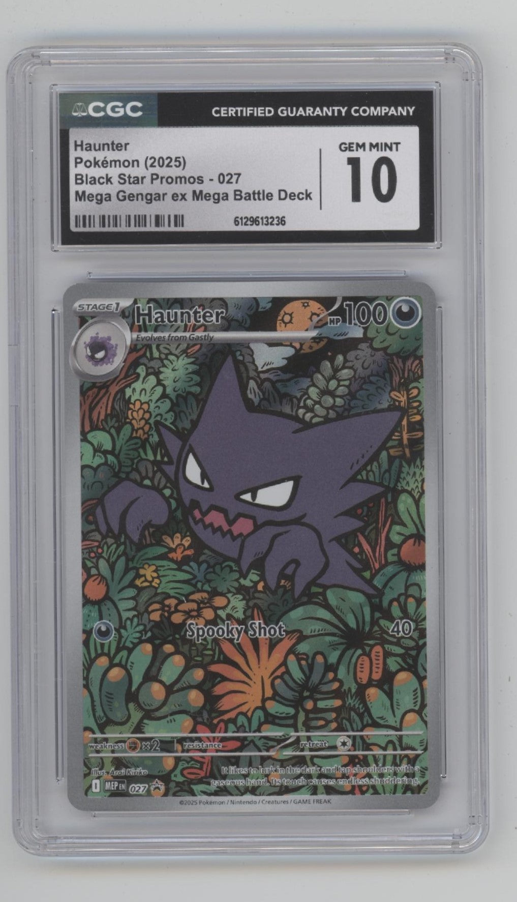 Haunter Pokemon Mega Gengar ex Mega Battle Deck Promo #027 CGC 10、Collector Store LLC Gaming、kayou