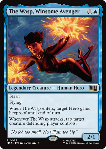 The Wasp, Winsome Avenger (Surge Foil) | Marvel Super Heroes Commander、Magic: The Gathering、kayou