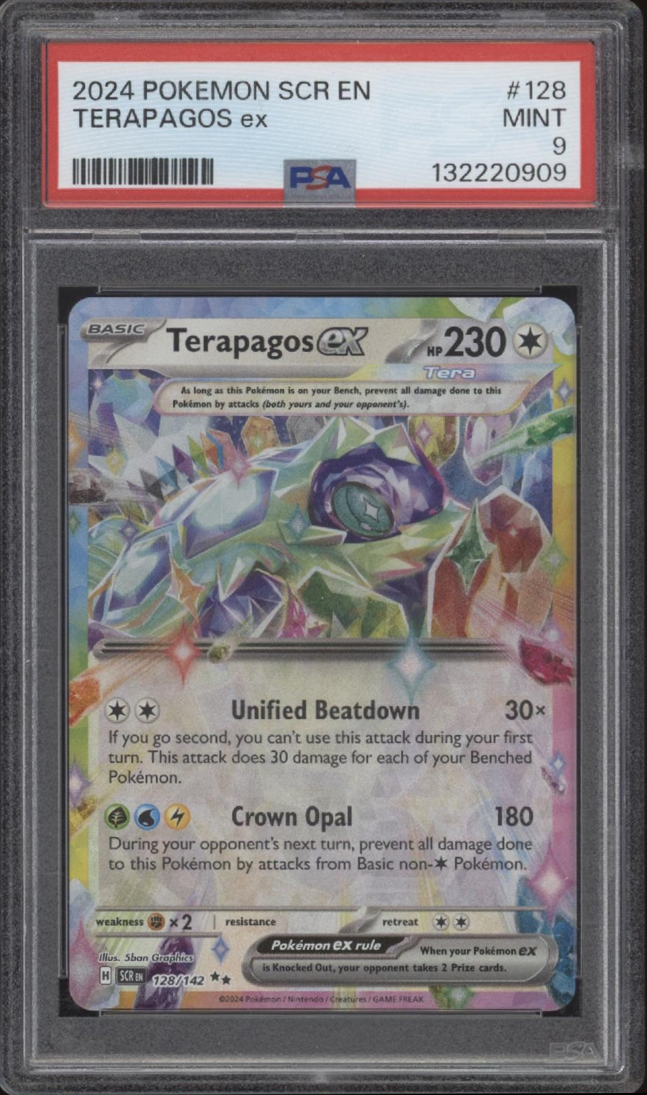 Terapagos ex Pokemon Stellar Crown #128 PSA 9、Collector Store LLC Gaming、kayou