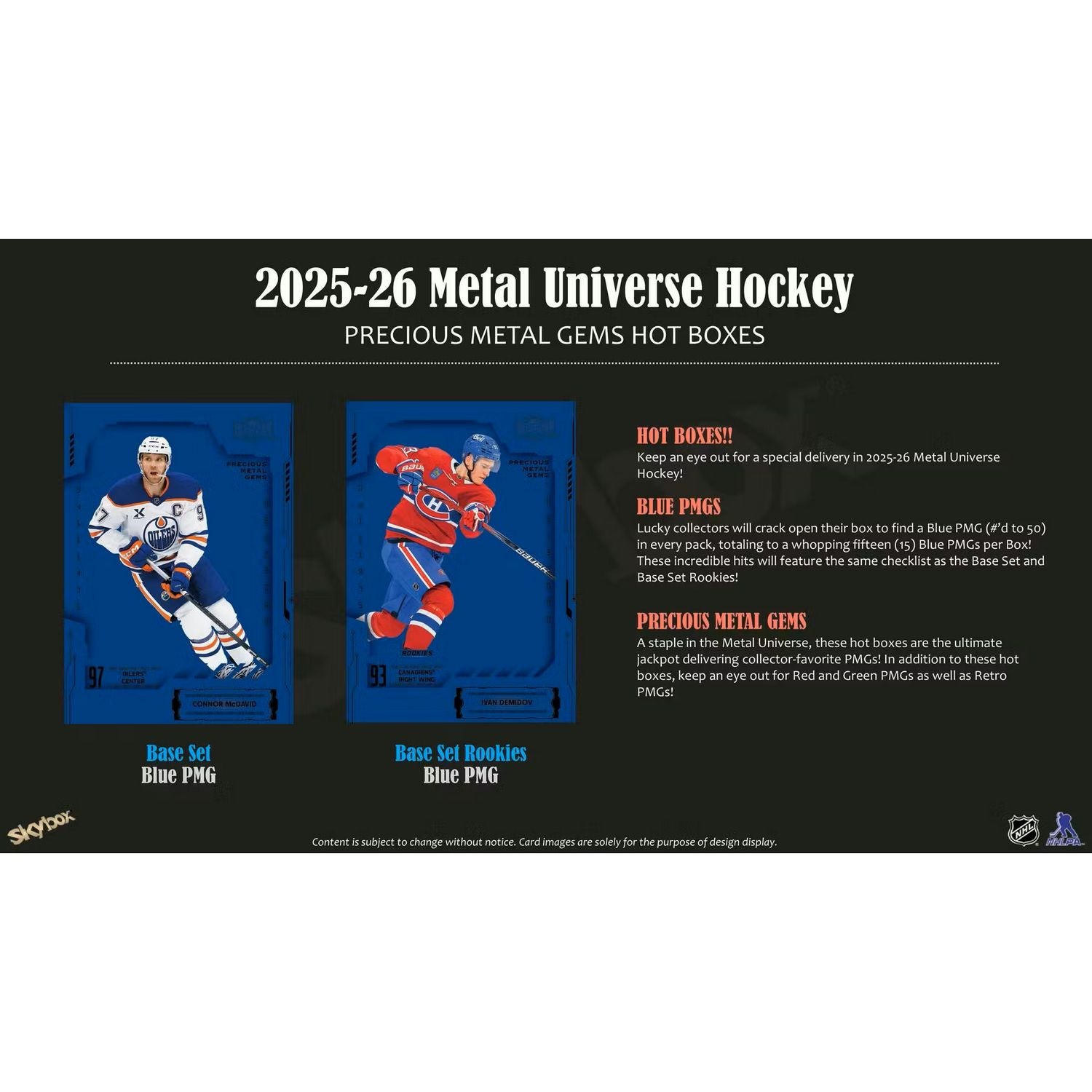 2025-26 Upper Deck Skybox Metal Universe Hockey Hobby Box *Contact Us To Order*、Upper Deck、kayou