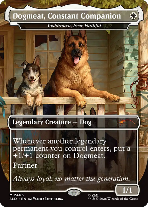 Yoshimaru, Ever Faithful Dogmeat, Constant Companion (Secret Lair - Fallout: Greet the Dog) | Secret Lair Drops、Magic: The Gathering、kayou