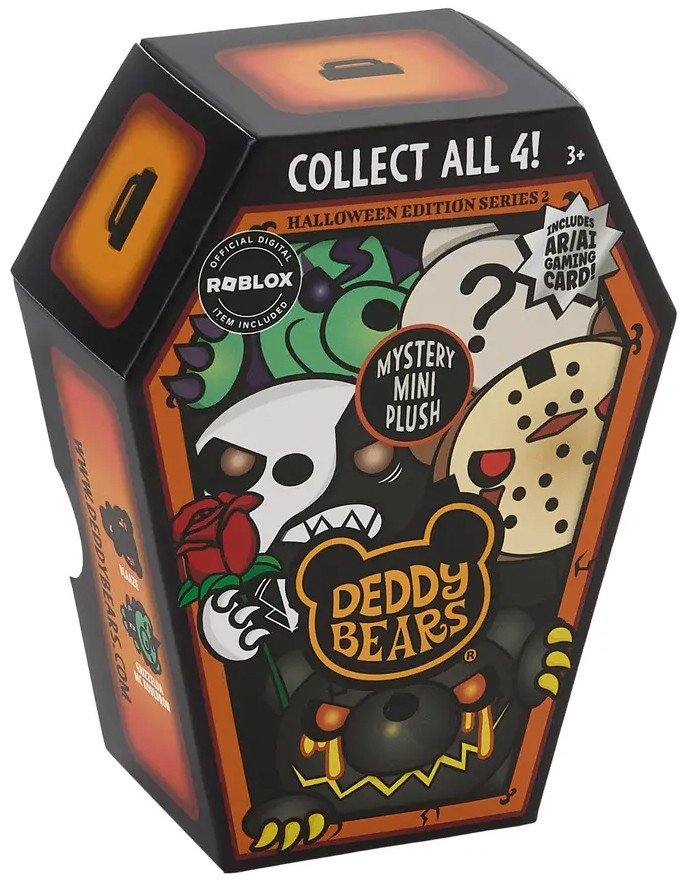 Deddy Bears Halloween Coffin Seres 2 4-Inch Mini Plush、ToyWiz、kayou
