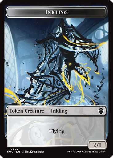 Secrets of Strixhaven Commander - Inkling Token (Foil) | Secrets of Strixhaven Commander、Magic: The Gathering、kayou
