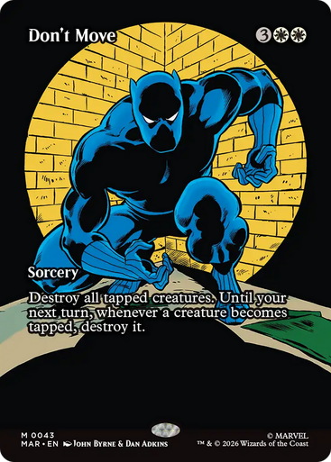 Don't Move (Borderless Source Material) | Marvel Universe、Magic: The Gathering、kayou