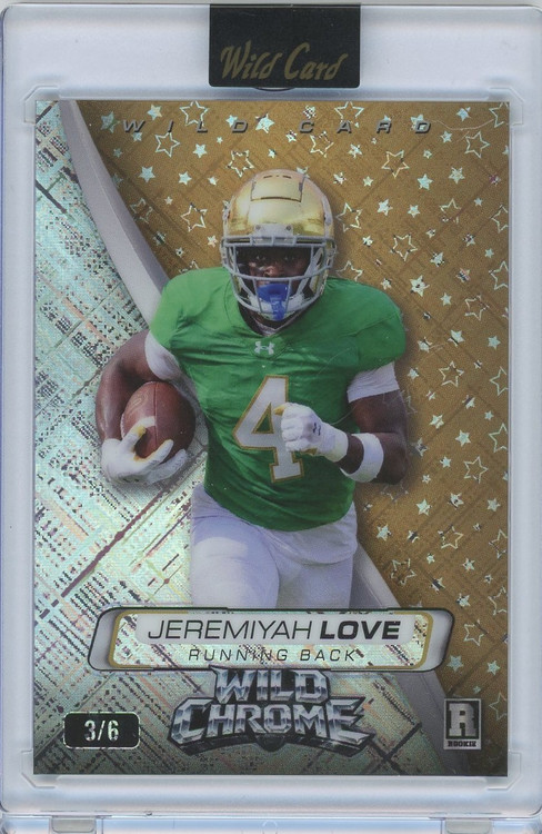 NFL Wild Card 2026 Wild Chrome 3/6 Jeremiyah Love WCST-JL Rookie、ToyWiz、kayou