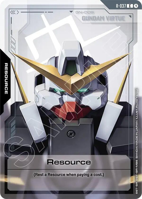 Gundam Trading Card Game Phantom Aria Common Resource R-037、ToyWiz、kayou