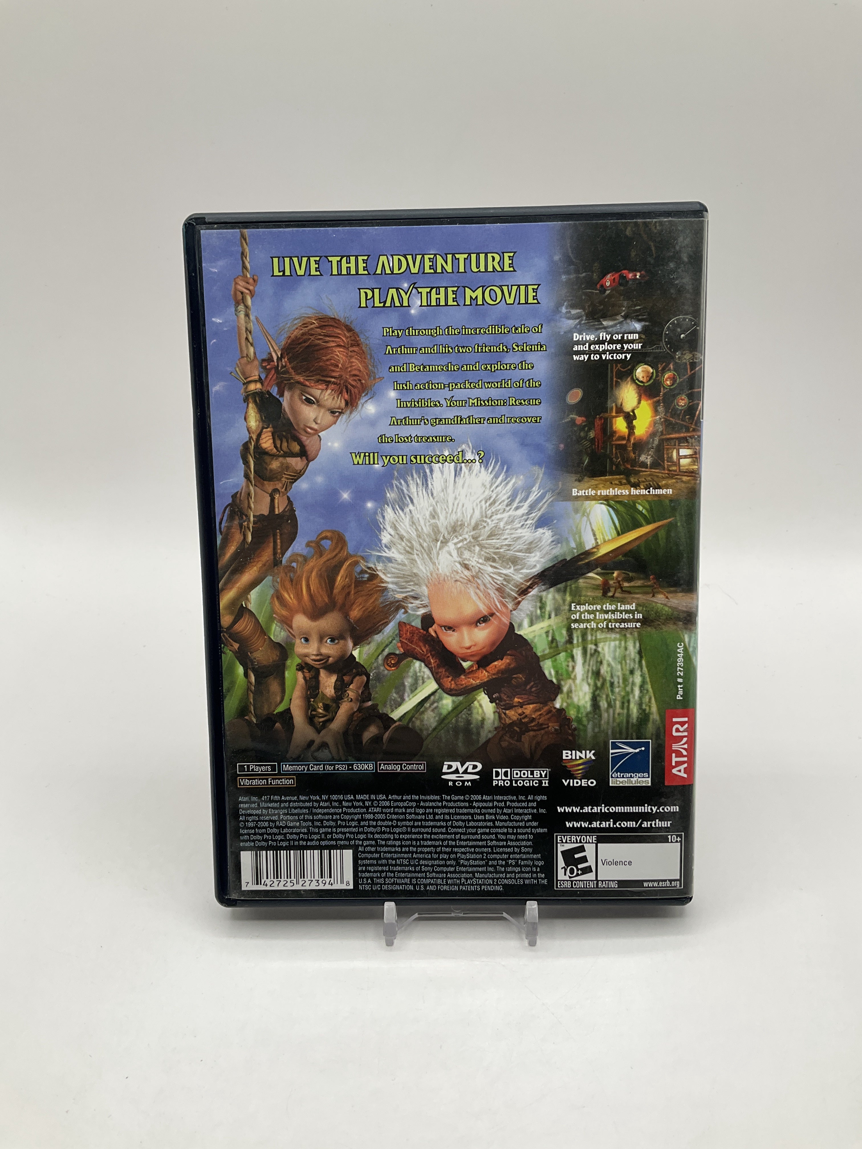Arthur and the Invisibles Playstation 2 Used、Collector Store LLC - VG、kayou