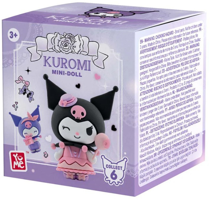 Sanrio Mini-Doll Kuromi Mystery Pack 1 RANDOM Figure、ToyWiz、kayou