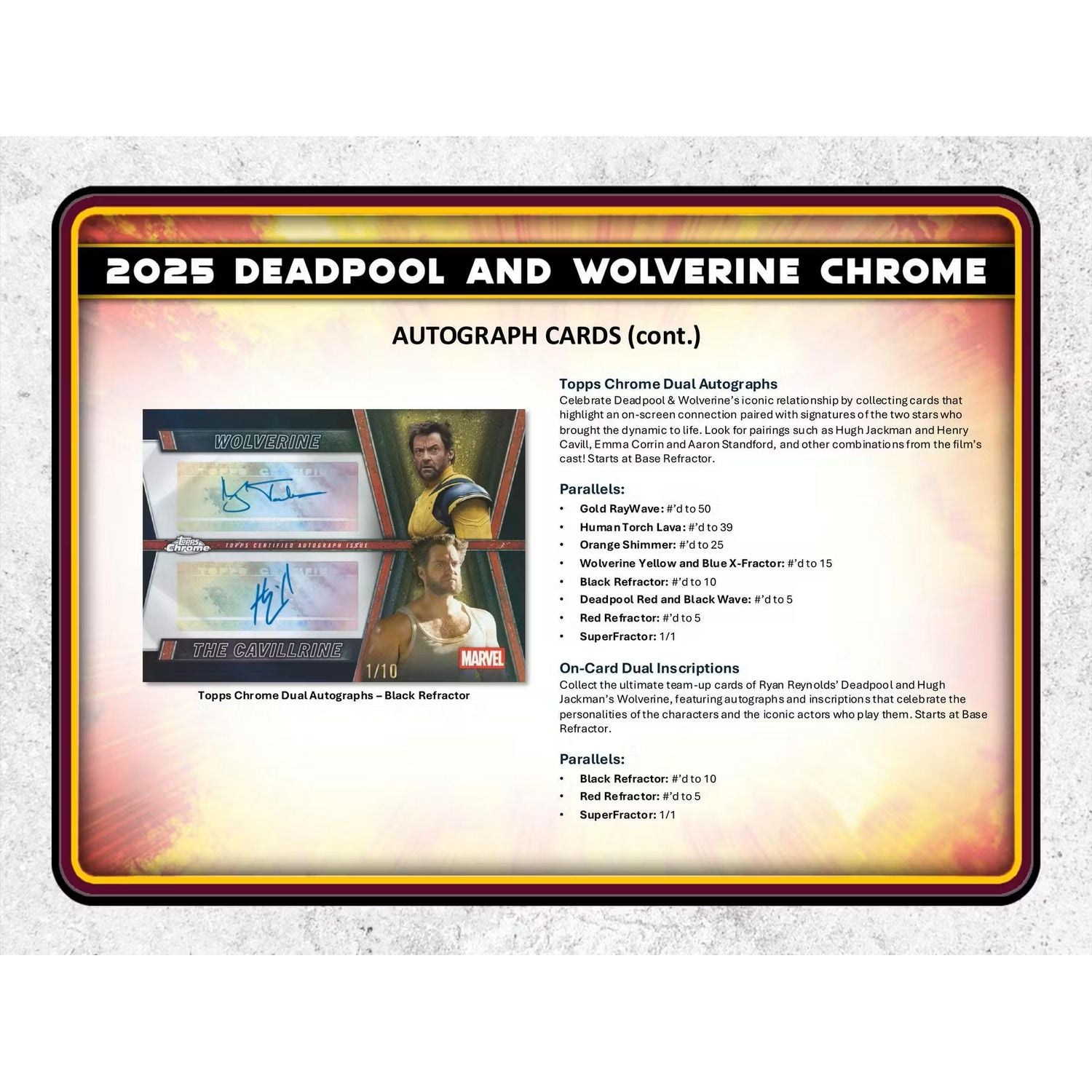 2025 Topps Marvel Chrome Deadpool Blaster Box、NonSports Misc、kayou