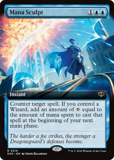 Mana Sculpt (Extended Art Foil) | Secrets of Strixhaven、Magic: The Gathering、kayou