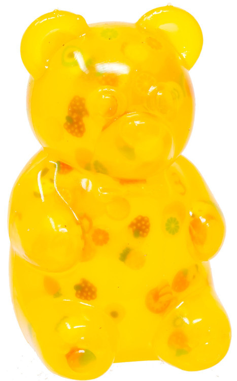 The Squishy Squeezy Gummy Bear Orange 3-Inch Squeeze Toy Super Solid Squish!、ToyWiz、kayou