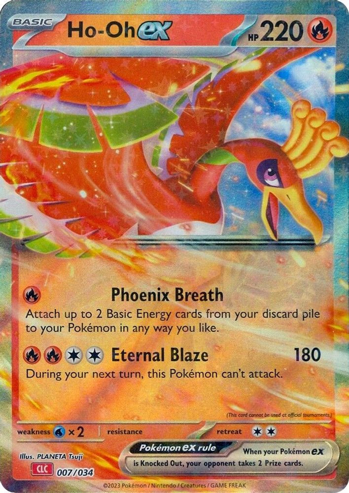 Pokemon Trading Card Game Classic Classic Collection Ho-oh ex #7 CLC、ToyWiz、kayou