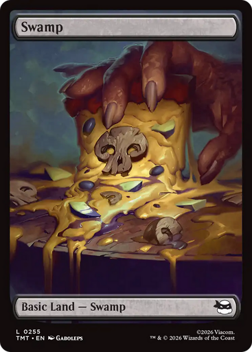 Swamp (#255) (Full Art Pizza Foil) | Teenage Mutant Ninja Turtles、Magic: The Gathering、kayou