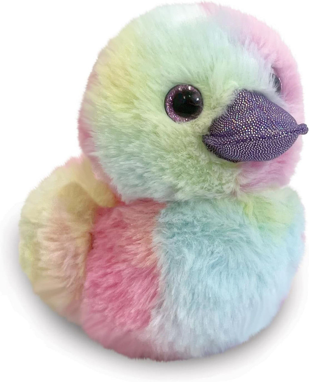 World's Softest Plush Wubbees Duckees Rainbow 7-Inch Plush、ToyWiz、kayou