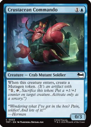 Crustacean Commando (TMT-033) - Teenage Mutant Ninja Turtles、Wizards of the Coast、kayou