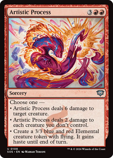 Artistic Process (Foil) | Secrets of Strixhaven、Magic: The Gathering、kayou