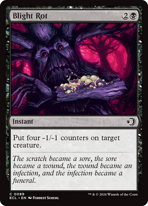 Blight Rot (Foil) | Lorwyn Eclipsed、Magic: The Gathering、kayou