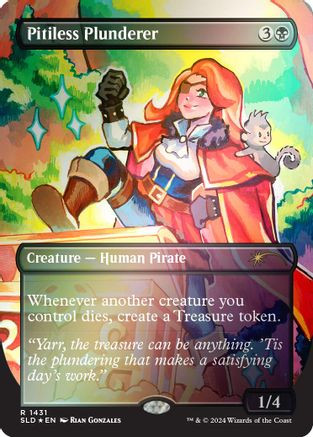 Pitiless Plunderer (Rainbow Foil) (SLD-1431) - Secret Lair Drop Series Foil、Wizards of the Coast、kayou