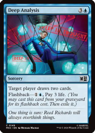 Deep Analysis (MSC-149) - Commander: Marvel Super Heroes、Wizards of the Coast、kayou