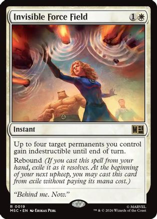 Invisible Force Field (Surge Foil) (MSC-019) - Commander: Marvel Super Heroes Foil、Wizards of the Coast、kayou