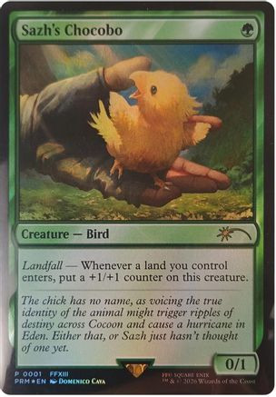 Sazh's Chocobo (UMP-001) - Unique and Miscellaneous Promos Foil、Wizards of the Coast、kayou