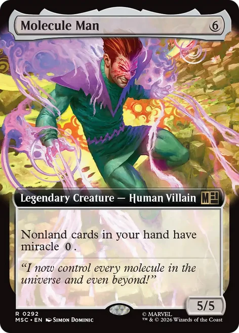 Molecule Man (Extended Art) | Marvel Super Heroes Commander、Magic: The Gathering、kayou