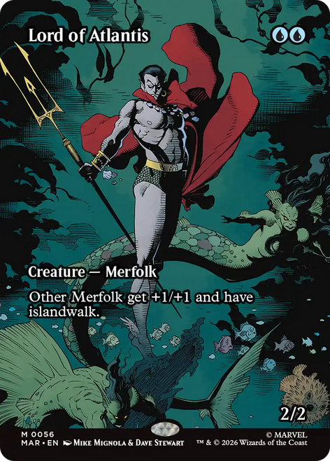 Lord of Atlantis (Borderless Source Material) | Marvel Universe、Magic: The Gathering、kayou