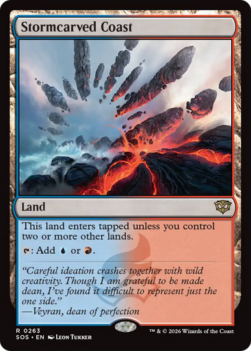 Stormcarved Coast (Foil) | Secrets of Strixhaven、Magic: The Gathering、kayou