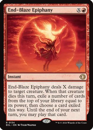 End-Blaze Epiphany (PPECL-134) - Promo Pack: Lorwyn Eclipsed、Wizards of the Coast、kayou