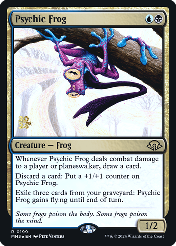 Psychic Frog (PRE-199) - Modern Horizons 3 Promos Foil、Wizards of the Coast、kayou