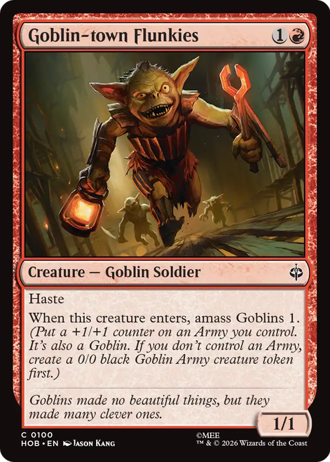 Goblin-town Flunkies (Foil) | The Hobbit、Magic: The Gathering、kayou