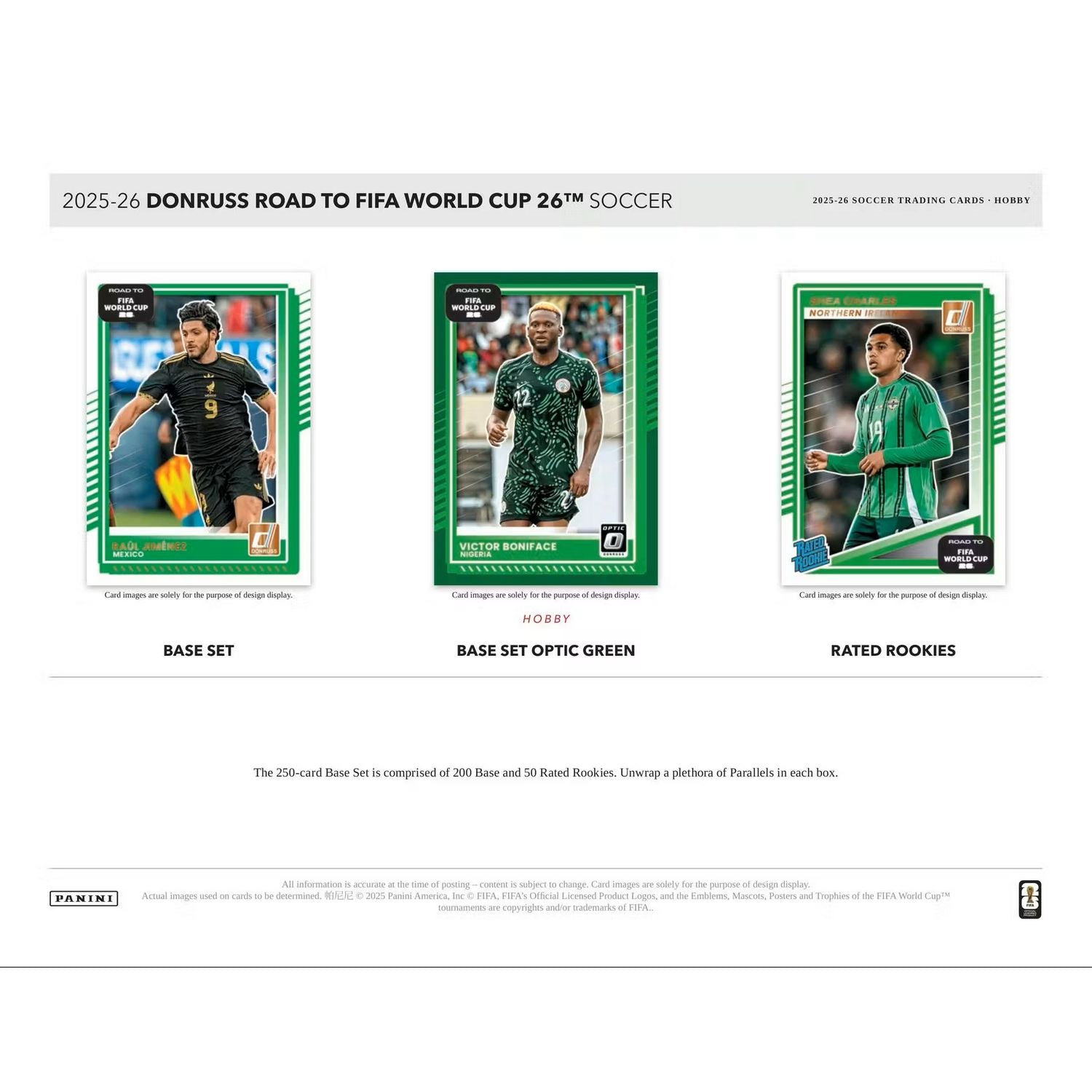 2025-26 Panini Donruss Road to FIFA World Cup Soccer Hobby Box、Panini、kayou