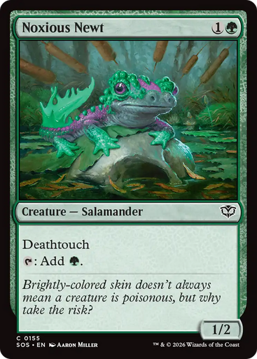 Noxious Newt (Foil) | Secrets of Strixhaven、Magic: The Gathering、kayou