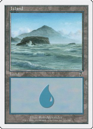 Island (333) (7ED-333) - 7th Edition Foil、Wizards of the Coast、kayou