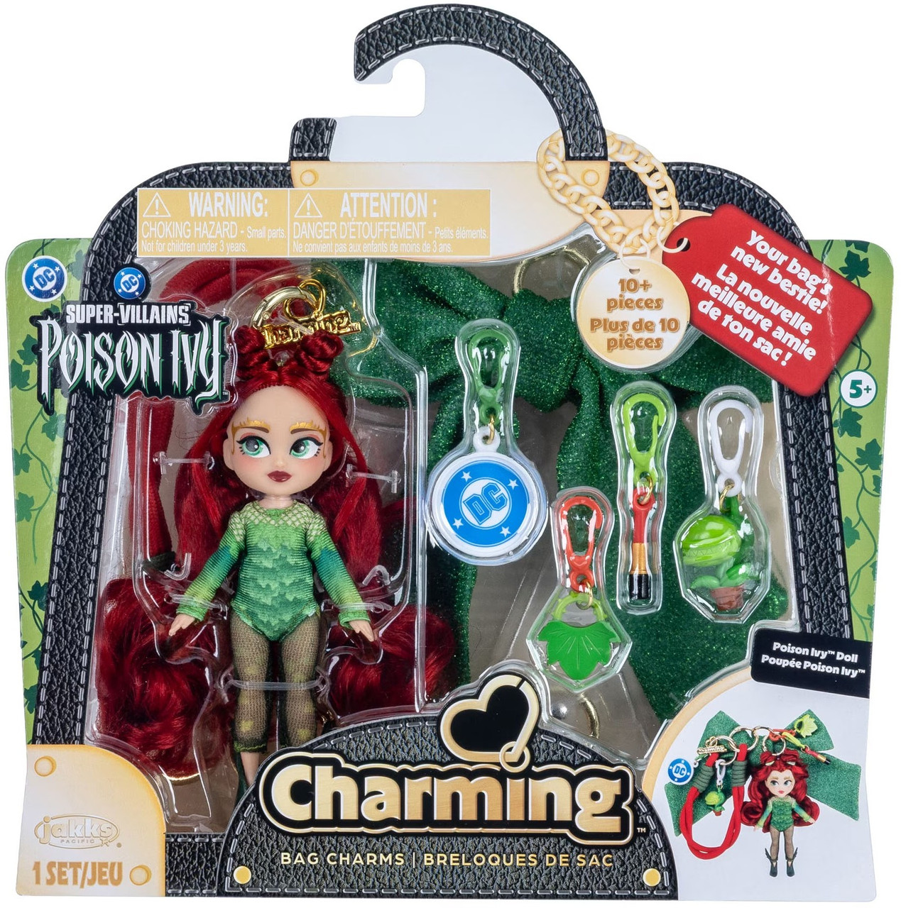 DC Super-Villains Charming Poison Ivy 5-Inch Bag Charm、ToyWiz、kayou