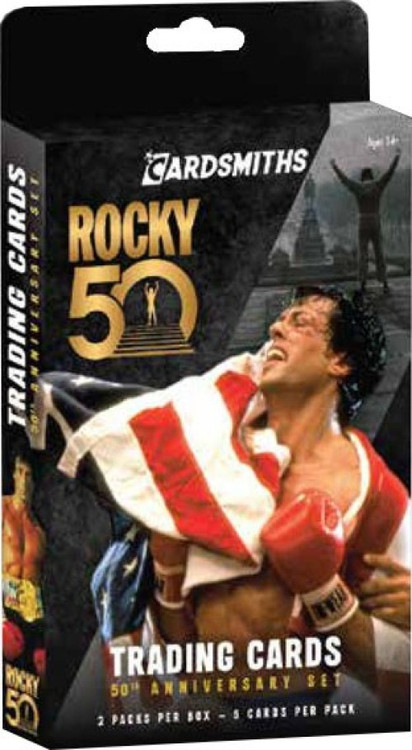 Rocky 50th Anniversary Trading Card COLLECTOR Box 2 Packs (Pre-Order ships November)、ToyWiz、kayou