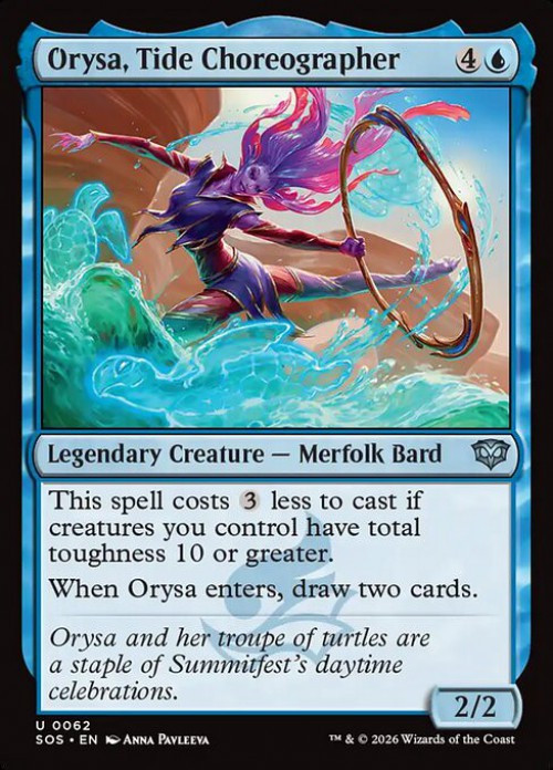 MtG Secrets of Strixhaven Uncommon FOIL Orysa, Tide Choreographer #62、ToyWiz、kayou