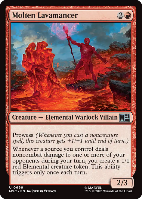Molten Lavamancer (Foil) | Marvel Super Heroes Commander、Magic: The Gathering、kayou