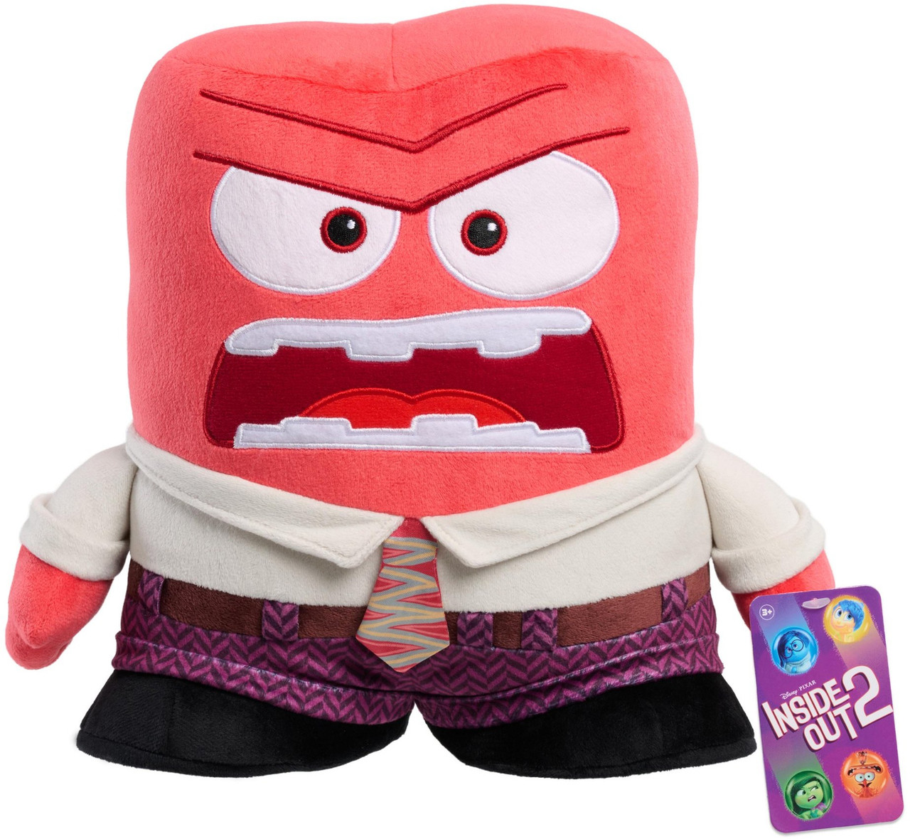Disney / Pixar Inside Out 2 Anger 10.5-Inch Plush、ToyWiz、kayou
