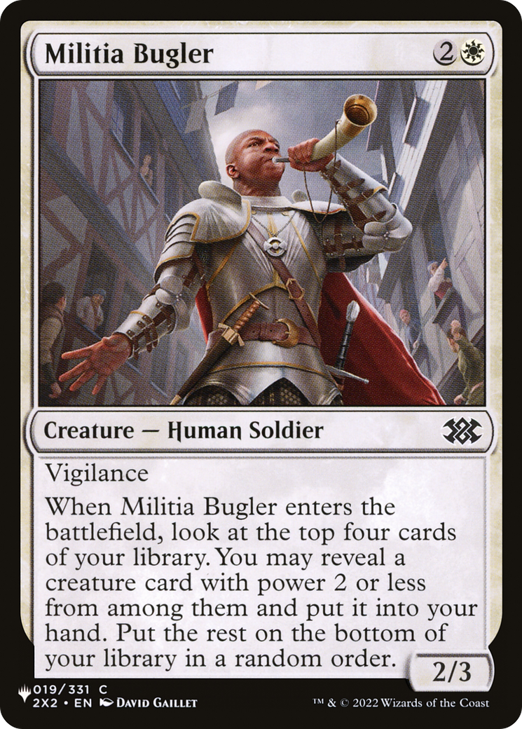 Militia Bugler (LIST-019/024) - The List、Wizards of the Coast、kayou