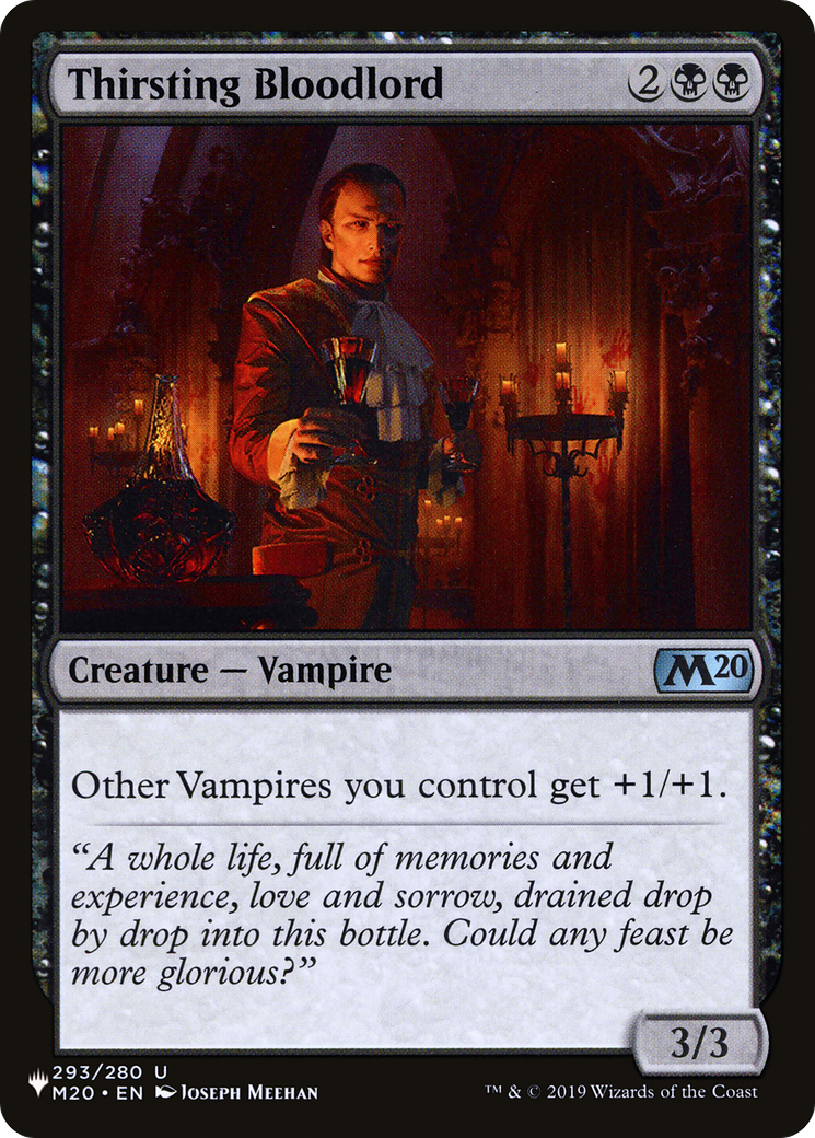 Thirsting Bloodlord (LIST-293/280) - The List、Wizards of the Coast、kayou