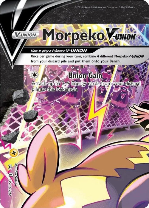 Pokemon Trading Card Game Sword & Shield Promo Morpeko V-Union SWSH287、ToyWiz、kayou