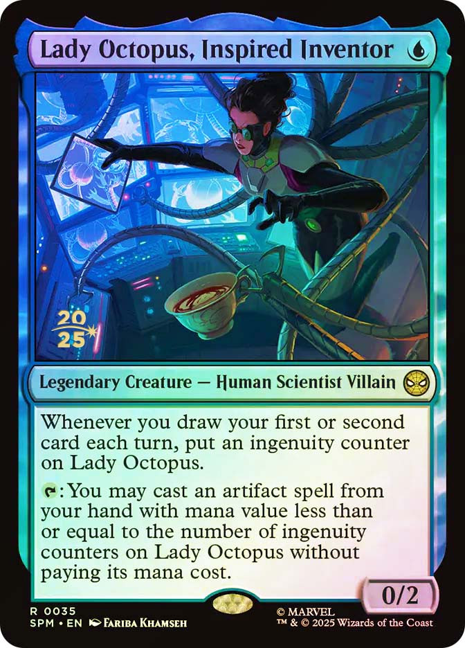 Lady Octopus, Inspired Inventor (RM-PRE_SPM_035-ENF)、Magic: The Gathering、kayou
