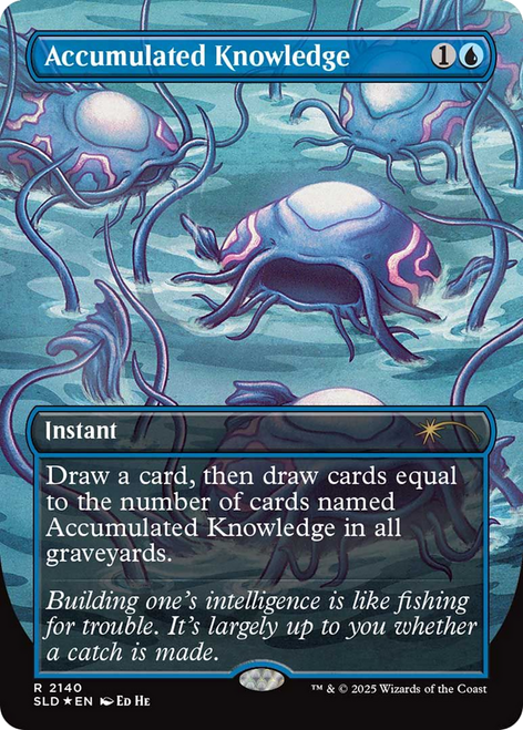 Accumulated Knowledge (Foil) (Secret Lair - Chaos Vault: Dandan) | Secret Lair Drops、Magic: The Gathering、kayou